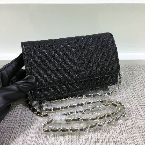 

Fa hion caviar leather women handbag bag houlder bag lady mini chain bag 94302