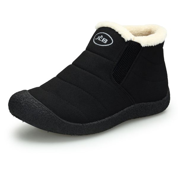 

2018 new winter boots plus size cotton boots four-color snow, Black