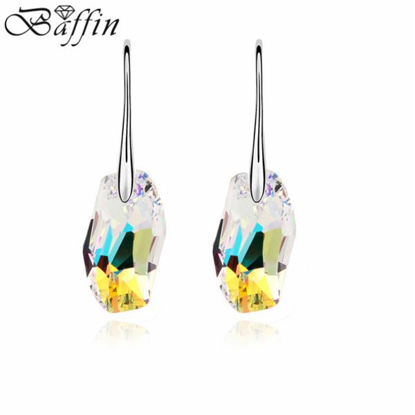 

baffin original crystals from swarovski dangle earrings for women handmade earrings ethnic jewelry christmas gifts, Silver