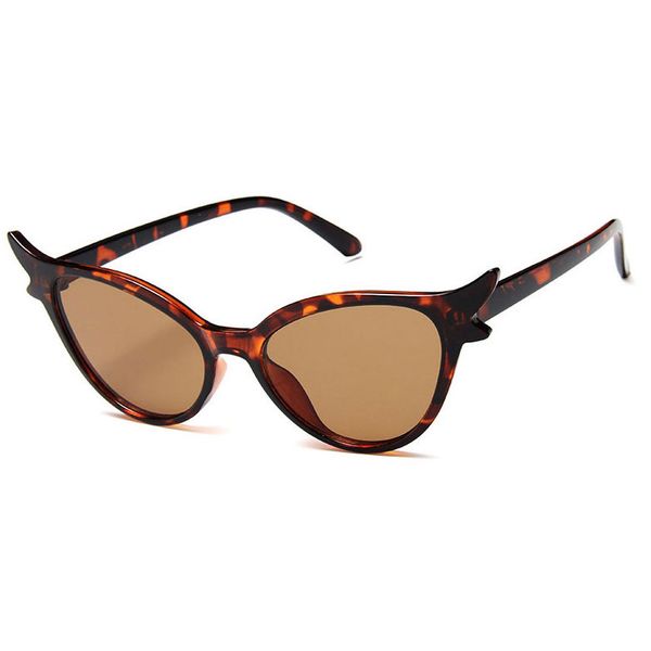

1 ladies sunglasses fashion vassl brand designer triangle cat eye glasses frame red colorful round sunglasses glasses gift, White;black