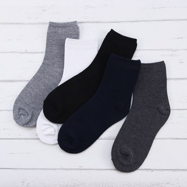 

мужские чистые однотонные носки, доказательство запаха, доказательство пота, однотонные носки для молодых людей. тринадцатая категория, Black