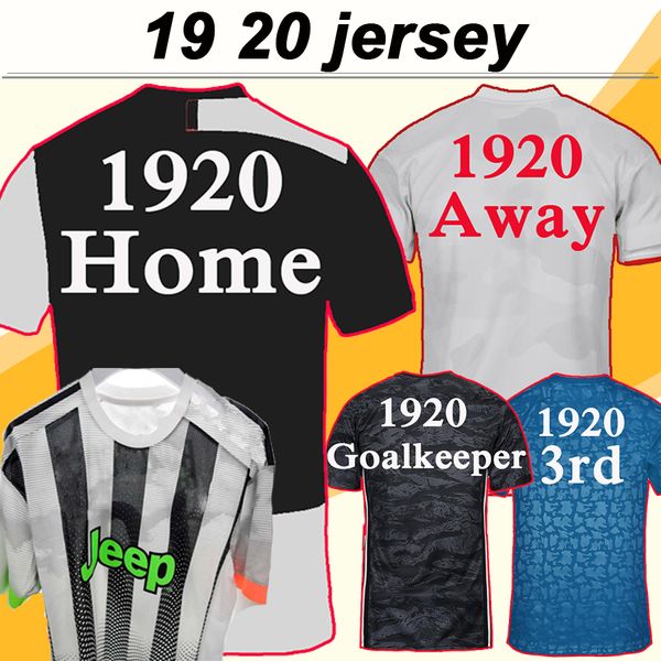 

19 20 dybala occer jer ey ronaldo d co ta mandzukic home away 3rd 4th goalkeeper men football hirt marchi io chiellini matuidi uniform, Black;yellow