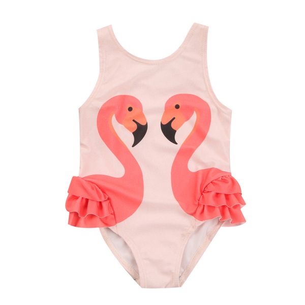 

summer newborn kid baby girls clothing cute animal sleeveless bodysuits swimsuit swimwear clothes girls beachwear costume, Blue