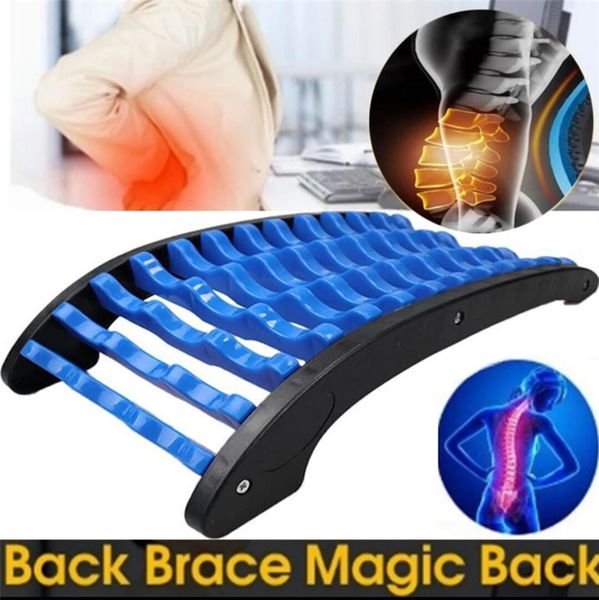 

new magic stretcher fitness lumber support stretch equipment back massager relaxation mate spinal pain relieve lumbar muscle strain