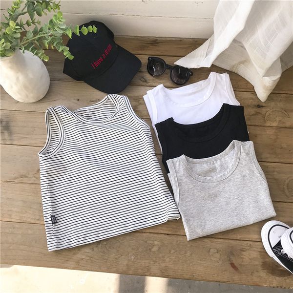 

2020 new wholesale baby girls boys vest summer kids girls waistcoat 1-6 years, Blue