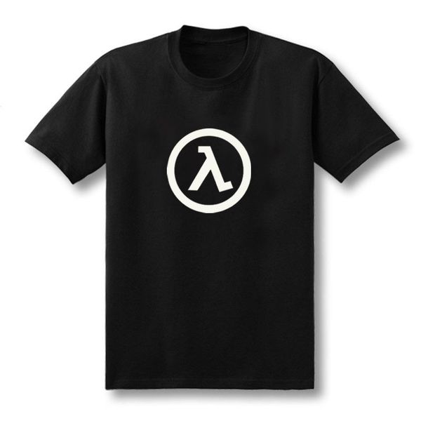 

2019 топ новая летняя мода half life футболка мужчины хлопок печатных мужская одежда с футболкой с коротким рукавом евро размер, White;black