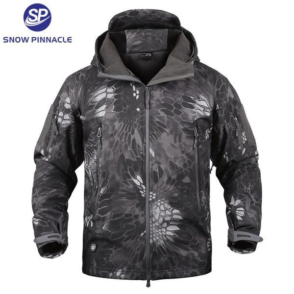 

2020 new jacket men coats camouflage army camo bomber man jackets tactical outwear breathable windbreaker, Black;brown
