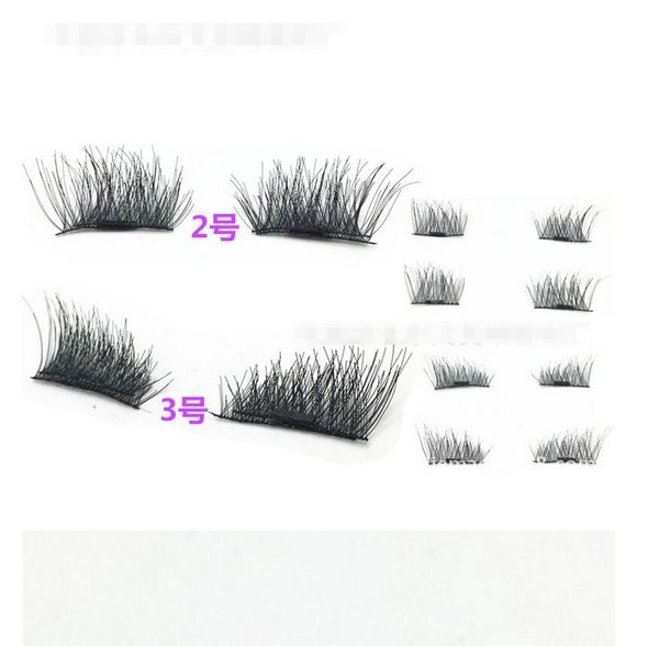 

hbzgtlad super soft silk artificial magnet eyelashes woman makeup magnetic eyelash popular 3d lashes