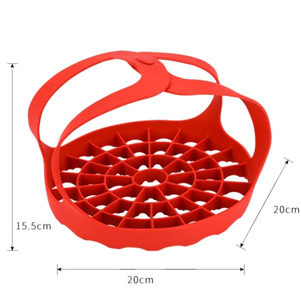 

silicone food steamer steaming rack drawer kitchen folding steamer bowl vegetable fruit steamer basket electric pressure pot
