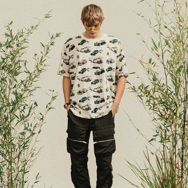 

2020 mens designer t shirt тонкая версия мода формальных рубашки представляет с короткими рукавами представляют classic car printing street, White;black