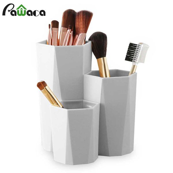 

3 решетки косметический макияж ящик для хранения макияж кисти держатель стола организатор макияж лак для ногтей косметический держатель маки