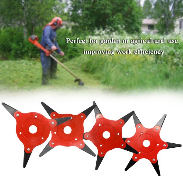 

180 degrees rotatable lawn mower blade brush cutter universal garden grass trimmer blade with double-sided cutting edge