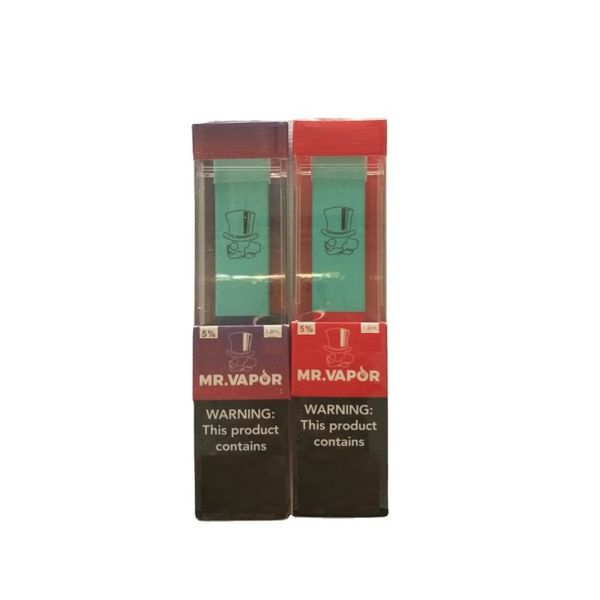 

Новый MR VAPOR MR.VAPOR одноразовые устройства Vape Pen Pod Starter Kit 280mAh Аккумулятор 1,3 мл картриджи 400Puffs Предварительно заполненные электронной сигареты Испаритель Vapor