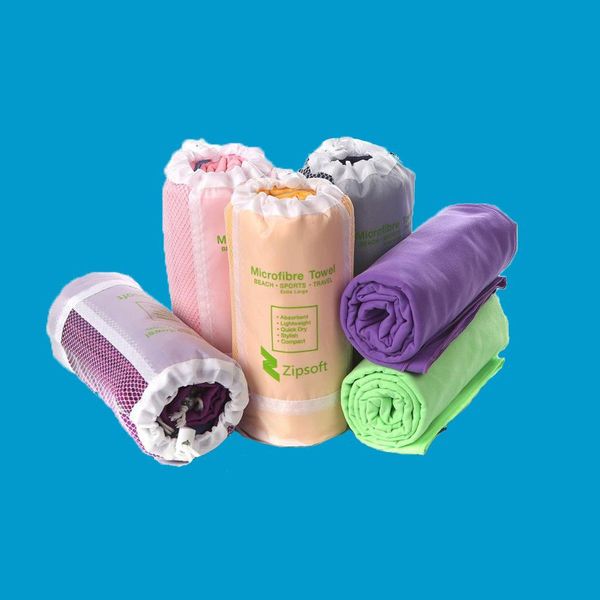 

plain bath towel quick-drying beach towel double-sided fleece children outdoor sports wipe