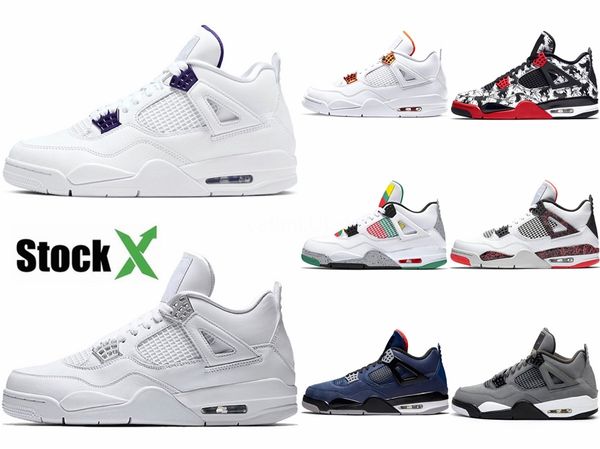 

new travis scotts x 4s mens basketball shoes for men scotts trainers sports sneakers size us 7-13 #506