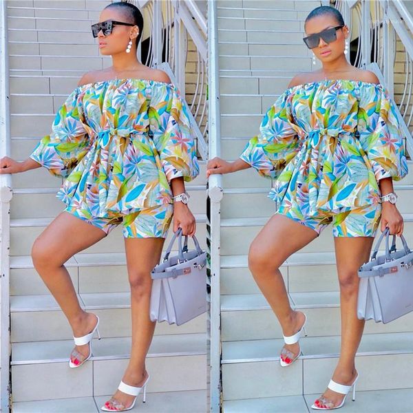 

floral print womens tracksuits slim long sleeve fashion female streetwear suit casual slash neck clothing spring, Gray
