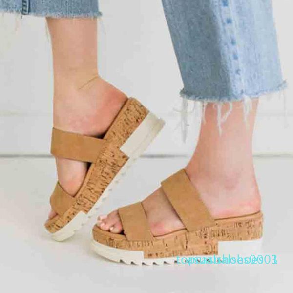 

doratasia 2020 new trendy colorful sandals comfy light platform sandals women 2020 high wedges beach shoes woman t03, Black