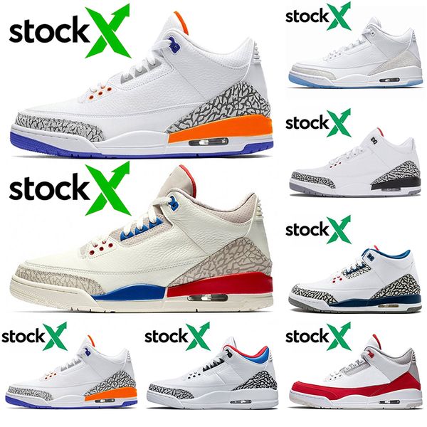 

jumpman brand unc iii international flight stock x designers basketball shoes pure white ture blue off men trainers sneakers size 7-13