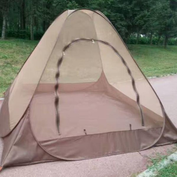 

super large space 1-2 person buddhism temple meditation anti mosquito outdoor indoor yoga automatic tent quick open up tent