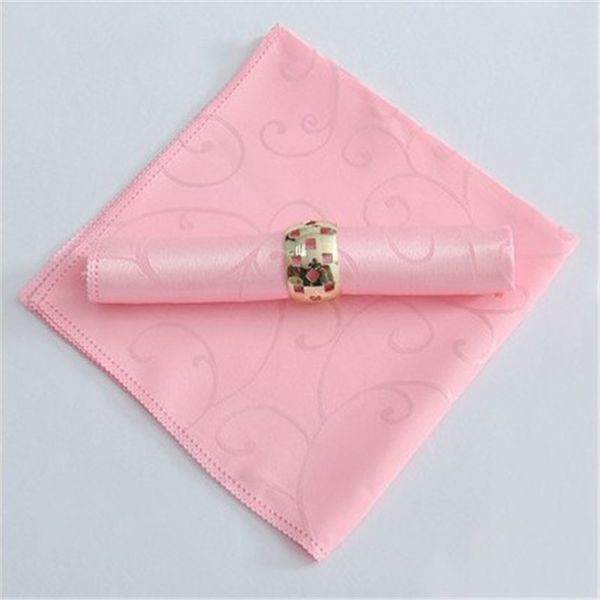 

marious 100pcs 50cm polyester jacquard table napkin wedding and l for sales ing