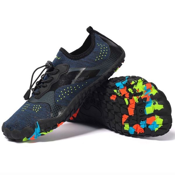 

breathable elastic aqua shoes men nonslip sneakers surfing light footwear soft seaside beach shoes male plus size sneakers