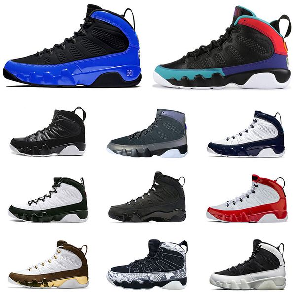 

mens basketball shoes new jumpman 9 9s gym red racer blue trainers dream it do it unc anthracite bred snakeskin brand sneakers