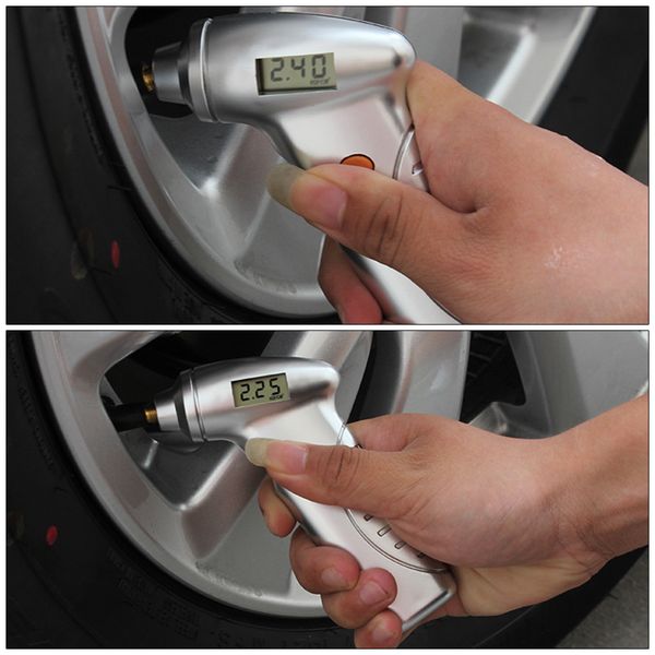 

car tire tyre air pressure gauge meter display manometer barometers tester for car truck motorcycle bike