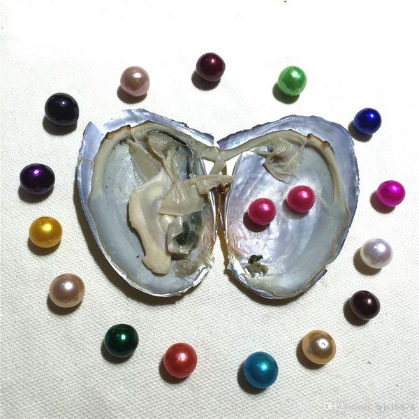 

2020 giant 9-12mm colored edison big large giant round grade natural pearls natural twins pearls in oyster with vacuum packing diy jewellery, White