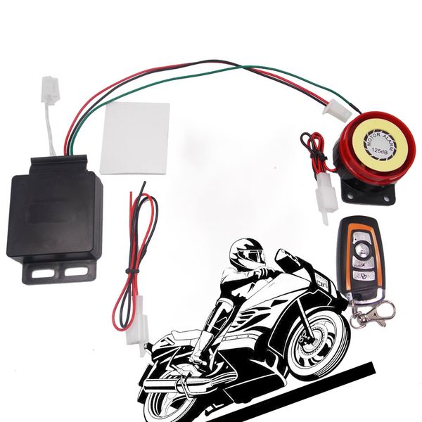

12v motorcycle security alarm lock motorbike anti-theft security safety automotive alarm moto system protection speaker