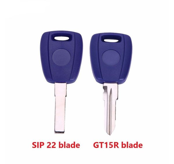 

10pcs/replacement remote transponder car key shell case fob for punto doblo bravo sip22/gt15r blade