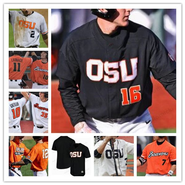 

Oregon State Beavers OSU Baseball Stitched 2018 CWS Jersey 3 Nick Madrigal 12 Sam Tweedt 14 Elliot Willy 15 Luke Heimlich Troy Claunch