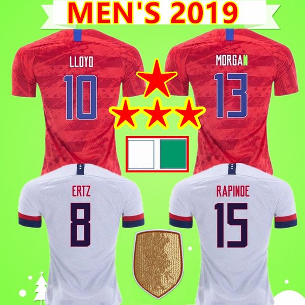 

4 tar men 2019 women world cup occer jer ey america football hirt u a uniform national team united tate morgan demp ey yedlin