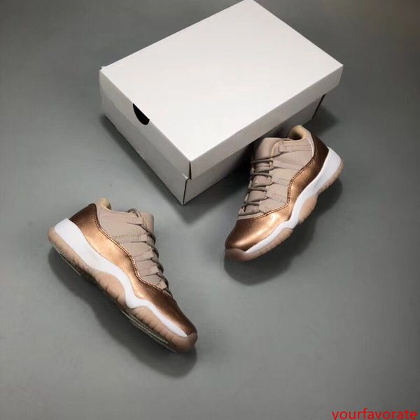 

with box 11 low gs rose gold 11s xi basketball women shoes sneakers for womens authentic ah7860-105 trainer shoes 36-40