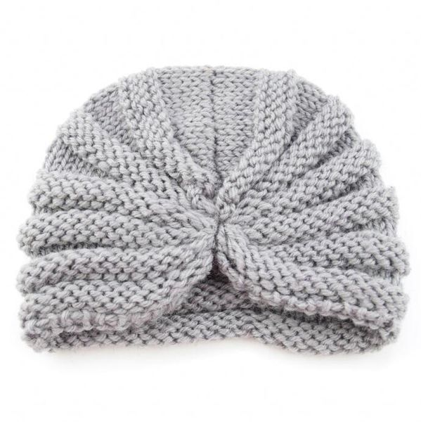 Säuglingsbaby Strickwolle Hut Mütze Indische Feste Hats Winter Ohren warm Schutzkappe Kleinkind Motorhaube Turban Neugeborenen Stirnband Mützen