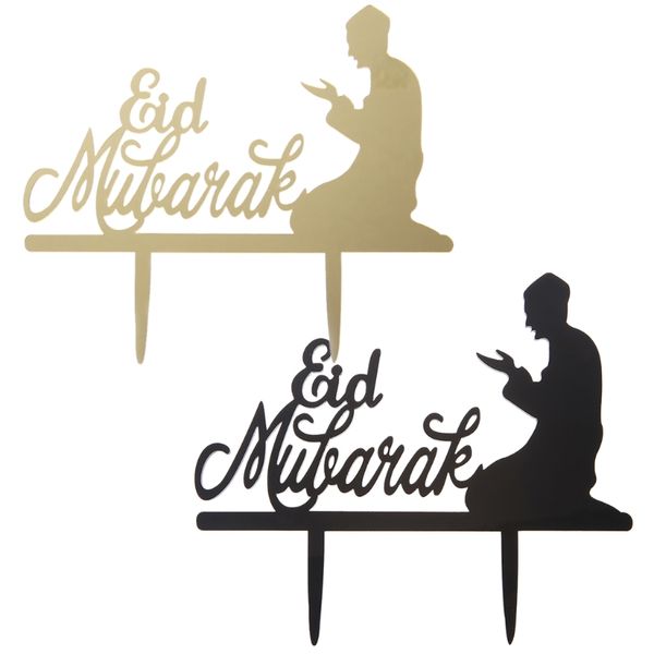 

акриловые творческого cupcake декор торт топпер amadan мусульманской ид мубарак праздничная для вечеринок 2 цвета оптом