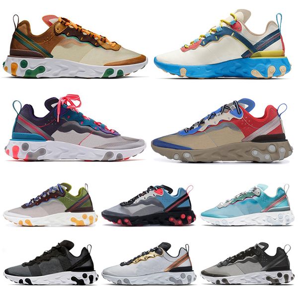 

react element 87 55 se taped seams red orbit men women running shoes royal tint metallic gold anthracite mens trainer sports sneakers 36-45