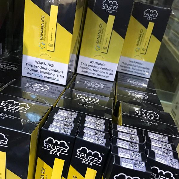 

Комплект устройств Новый пакет Puff Бар Одноразовая Pod с Код 5% Arrow Ремарк 280mAh Puffbar Vape Pen Starter Kit Пустой Г-н Туман