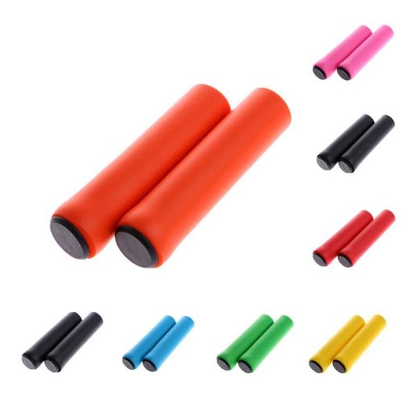

1pair 7 colours bicycle motorcycle handlebar cover non-slip sponge grips