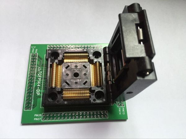 QFP144 İÇİN DIP Programcı Adaptörü IC51-1444-1354-7 Yamaichi IC Testi Soket TQFP144P 0.5mm Pitch Soket Yanık
