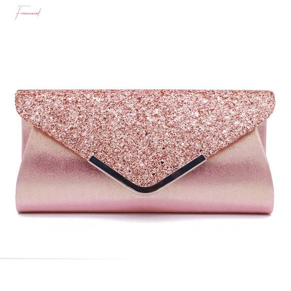 

fashion casual minaudiere day clutch women ladies leather mini handbag solid glisten bag party club evening bag
