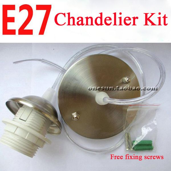 

e27 лампа держатель для simple light люстра комплект принадлежностей потолочных частей лампы pan base ресторан свет ассамблеи