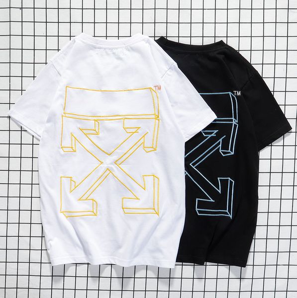 

off women mens designer t shirts white fashion short sleeve luxury designer t shirt summer mens tshirt tee couples matching clothes 6037
