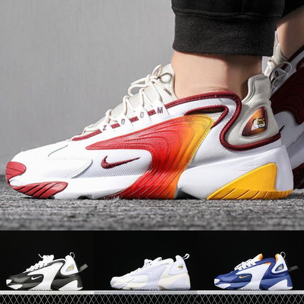 

2019 Air Zoom 2K 2000 черный / белый / синий / красный ретро кроссовки мужские и женские крос