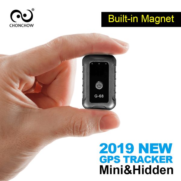 

2019 mini gps tracker locator built-in power magnet kids children car lbs wifi real time car vehicle motorcycle tracking device