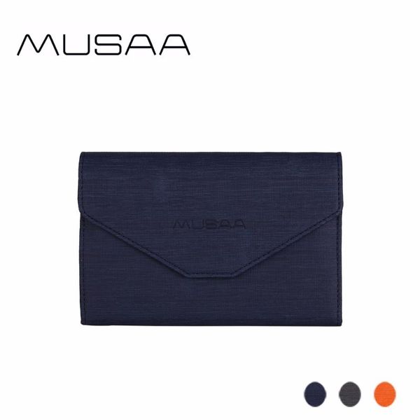 

musaa женщины кожа pu деньги клипы long key ring credit минималистский wallet мода кошелек многофункциональный складной мешок муфты 2020, Black