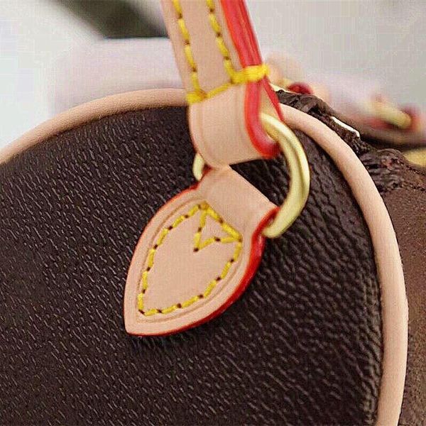 

designer-2019 wholesale new canvas genuine leather lady messenger bag phone purse fashion satchel nano pillow shoulder bag handbag 61252