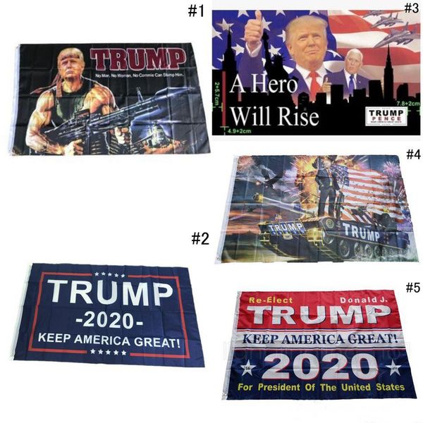 

Мода Trump 2020 Флаг 90 * 150см Классический Donald Keep America Great Digital Print США Баннер Party Decor AN2641
