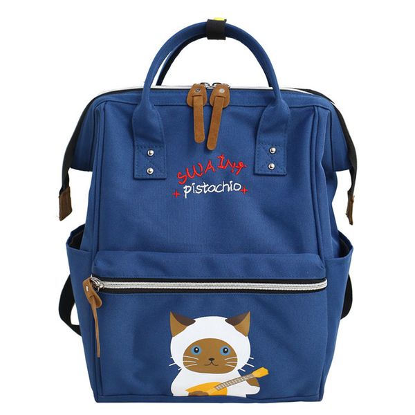 

maternity large capacity nappy bag cartoon cat diaper bag backpack guard against theft mommy handbag travel baby nursing wetbags