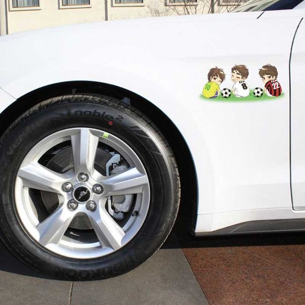

car pvc football car stickers cartoon casual body decals