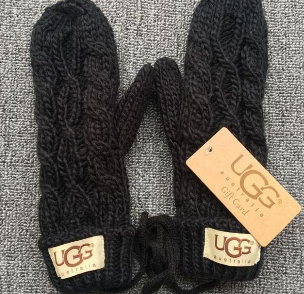 

designers gloves luxurys handwear winter matt leather with fur gloves pu leather women five fingers gloves 3 colors brand wholesale5, Blue;gray